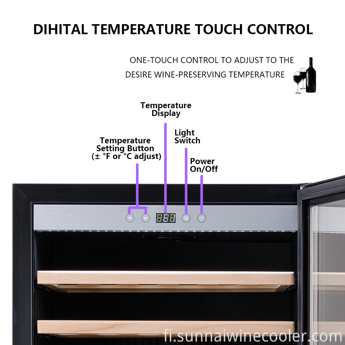 wine cooler operation